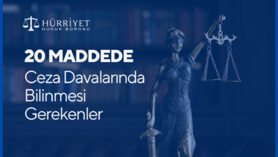 Ceza Davalarında Bilinmesi Gerekenler